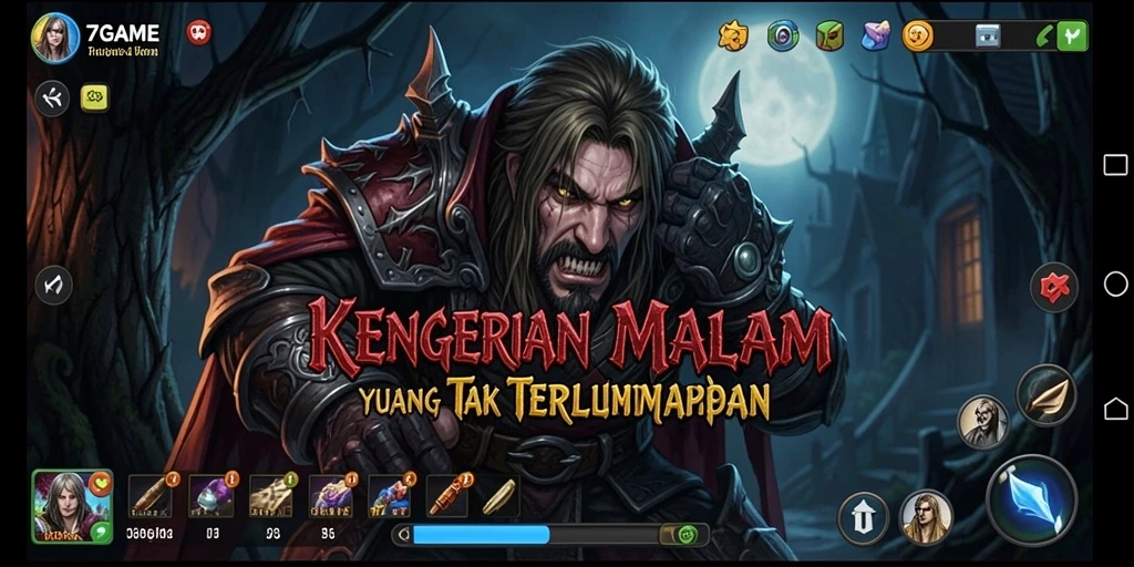 Gameplay 7GAME yang menakutkan dan mendebarkan.