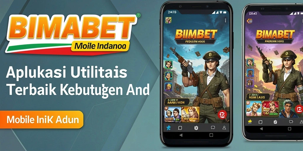 Tampilan utama BIMABET dengan berbagai fitur utilitas yang memudahkan pengguna.