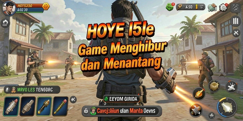 Tampilan gameplay HOYE55 yang menarik dan interaktif.