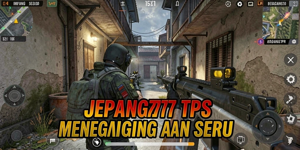 Tampilan gameplay memukau dari JEPANG77 dalam aksi TPS.