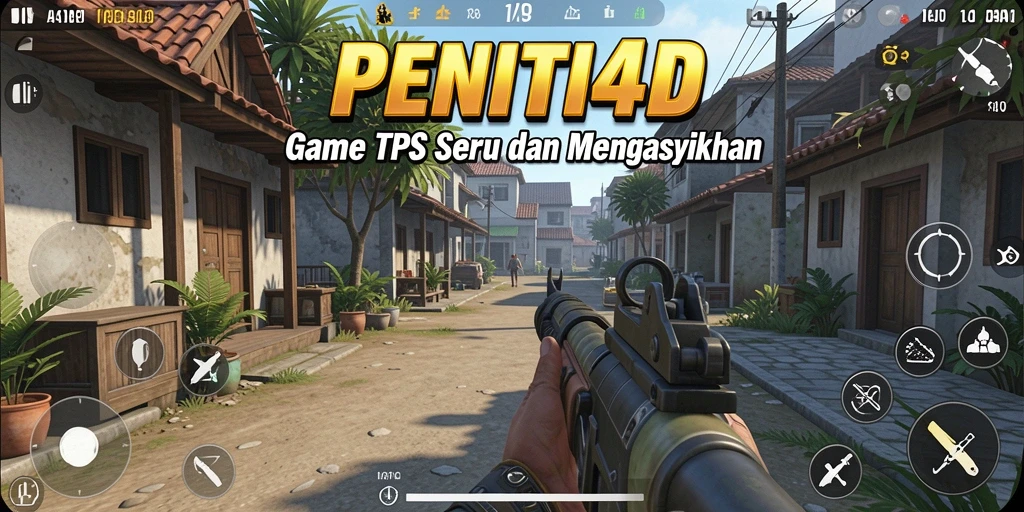 Gameplay seru PENITI4D dengan aksi tembak-menembak yang mendebarkan.